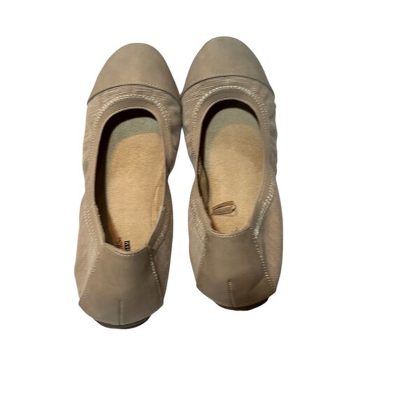 Kim Rogers Womens Oatmeal Adabella 2 Ballet Flats Size 8.5 Medium Faux Leather & - Picture 8 of 10